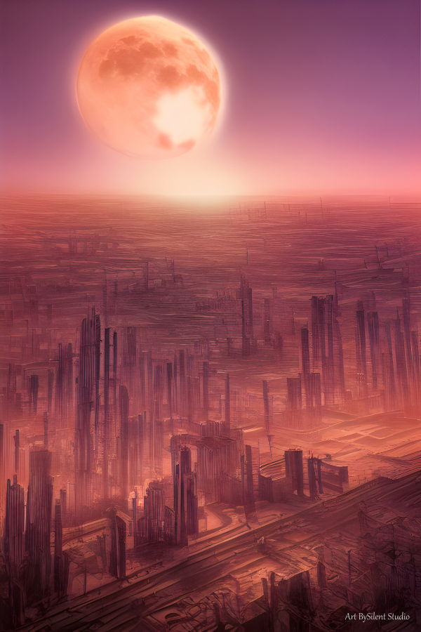 Kearny 2086 was a world on the brink of destruction. The once lush and vibrant planet was now covered in murky toxic clouds, making it nearly impossible for anyone to survive outside the few remaining safe zones. The air was thick with pollutants, and the ground was barren, making it almost impossible to grow anything. The remaining survivors were forced to live in cramped conditions, struggling to survive in a world that had become uninhabitable. The story of Kearny 2086 began long before the arrival of the toxic clouds. The planet was once a thriving hub of industry and technology, with bustling cities and bustling populations. But as the years passed, the planet's resources were depleted at an alarming rate. The once lush forests were cut down to make way for factories and mines, and the rivers and oceans were polluted with toxic waste. The people of Kearny 2086 were aware of the problem but were too focused on their own greed to do anything about it. They were too busy amassing wealth and power to care about the destruction of their planet. And so, the toxic clouds began to form, slowly choking the life out of the earth. The first to suffer were the farmers and the rural communities. Their crops began to die, and the water became undrinkable. The cities were already overcrowded and polluted, and the influx of refugees worsened things. As the toxic clouds continued to spread, the people of Kearny 2086 began to realize the gravity of their situation. They began to band together, forming groups and organizations to try and find a solution. But it was too little, too late. The damage had been done, and there was no turning back. The few remaining safe zones on Kearny 2086 were now the only hope for survival. They were heavily guarded and fortified, and only the elite and powerful were allowed to enter. The rest of the population was left to fend for themselves in the toxic wasteland. The survivors of Kearny 2086 were forced to adapt to the harsh conditions of their new world. They scavenged for food and resources and built makeshift shelters from whatever materials they could find. But they were always looking over their shoulders, waiting for the toxic clouds to come for them. In the end, there was no happy ending for the people of Kearny 2086. They were trapped, struggling to survive on a planet that was no longer fit for human habitation. They had brought about their downfall, and now they were forced to live with the consequences of their actions. Kearny 2086 was a cautionary tale, a reminder of the dangers of greed and disregard for the environment. It was a world that had been destroyed by the people who called it home. A reminder that a planet's fate is in its inhabitants' hands. It was a bleak and terrifying world, but it also served as a warning to those who would come after. – Milky Way Digest [MWD} vol 8 pg. 12 –
